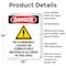 Signmission No Flammable Liquids Danger Sign, Aluminum, 10in W x 14in L, 2PK OS-2PACK-DS-A-1014-V-1466 - alternate 4